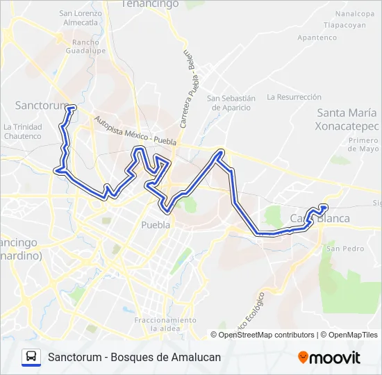 RUTA JBS Bus Line Map