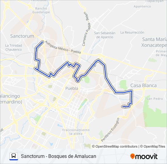 RUTA JBS bus Line Map
