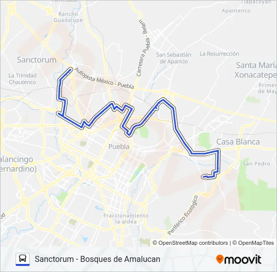 RUTA JBS Bus Line Map