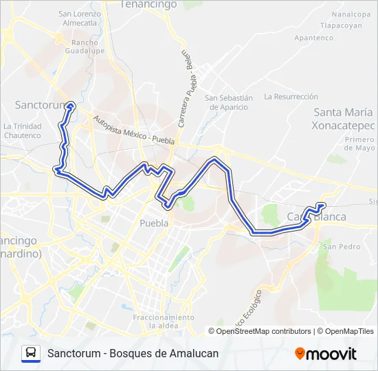 RUTA JBS Bus Line Map