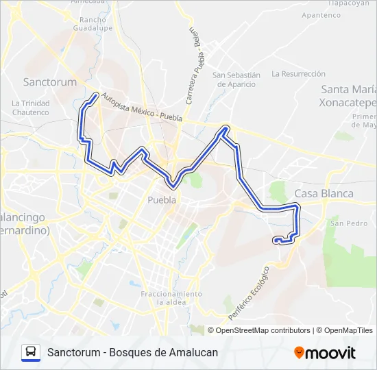 RUTA JBS Bus Line Map