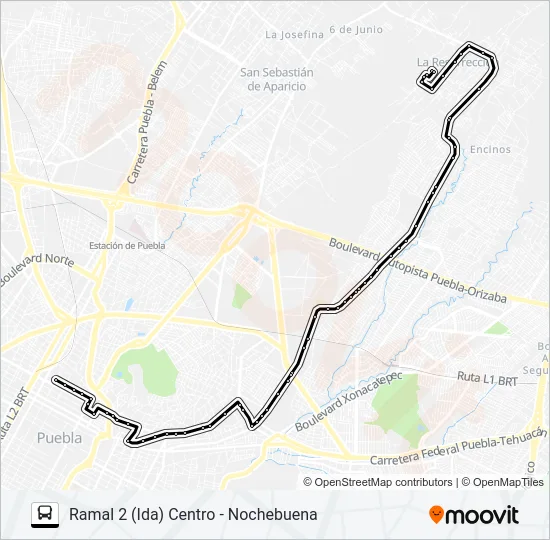 RUTA M17 Bus Line Map