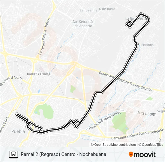 RUTA M17 Bus Line Map