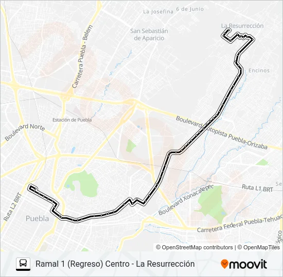 RUTA M17 Bus Line Map