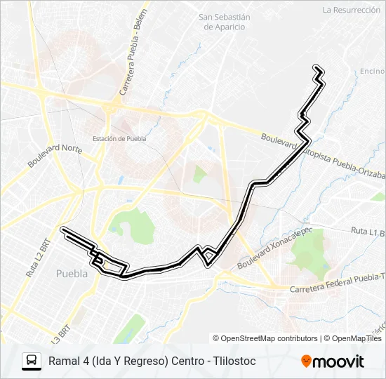 RUTA M17 Bus Line Map