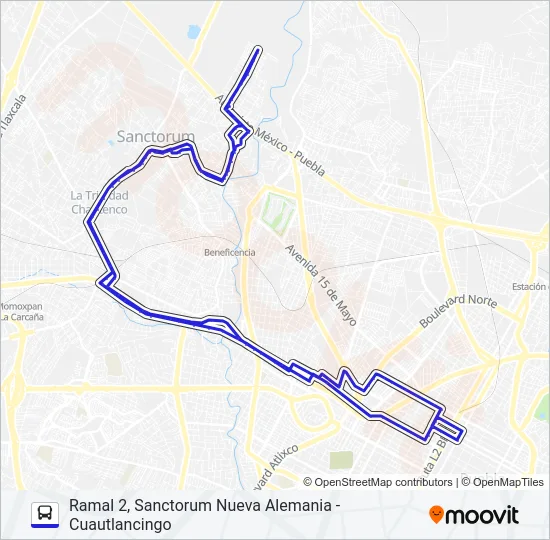 RUTA M22 Bus Line Map