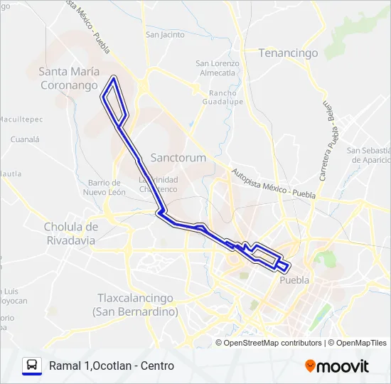 RUTA M28 Bus Line Map