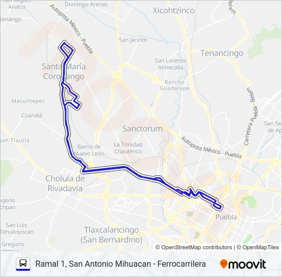 RUTA S11 Bus Line Map