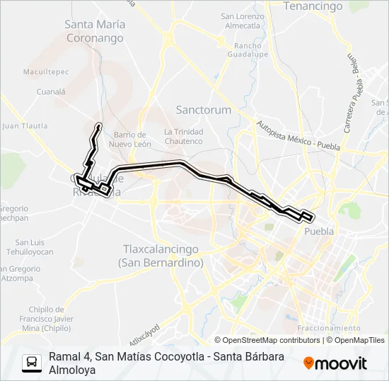 RUTA S16 Bus Line Map