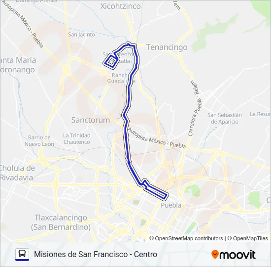 RUTA S19 Bus Line Map