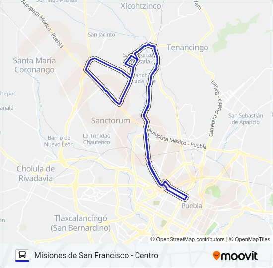 RUTA S19 Bus Line Map