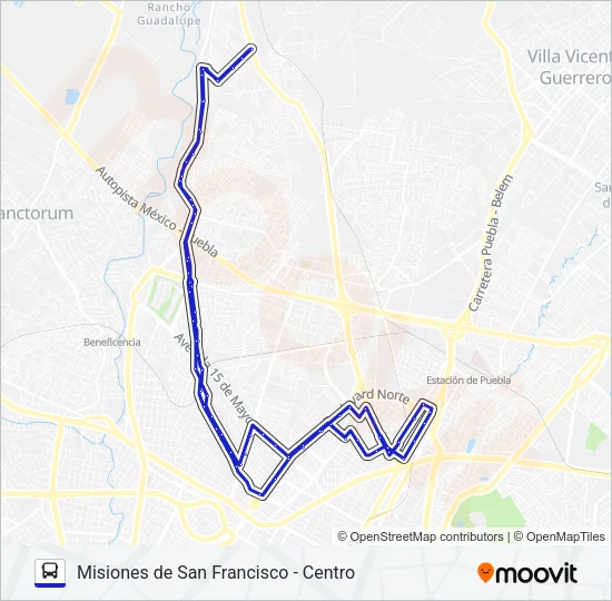 RUTA S19 Bus Line Map