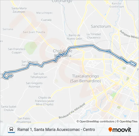 RUTA S23 Bus Line Map