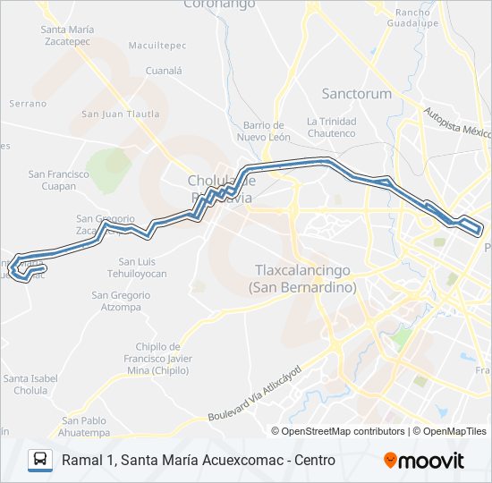 RUTA S23 bus Line Map
