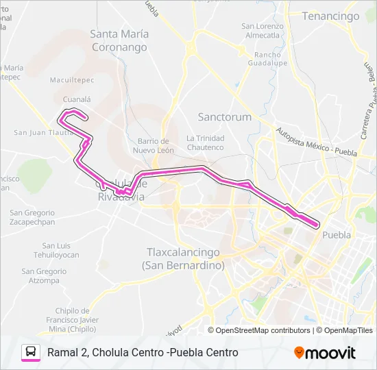 RUTA S25 Bus Line Map