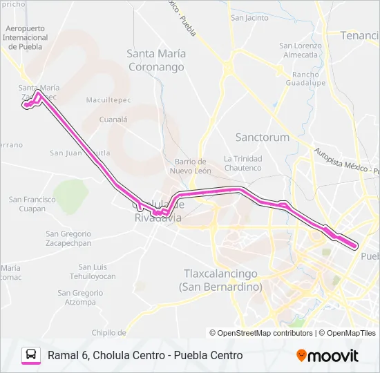 RUTA S25 Bus Line Map