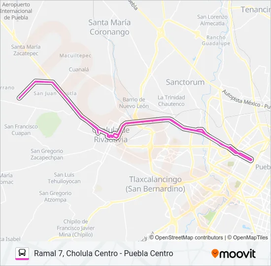 RUTA S25 Bus Line Map