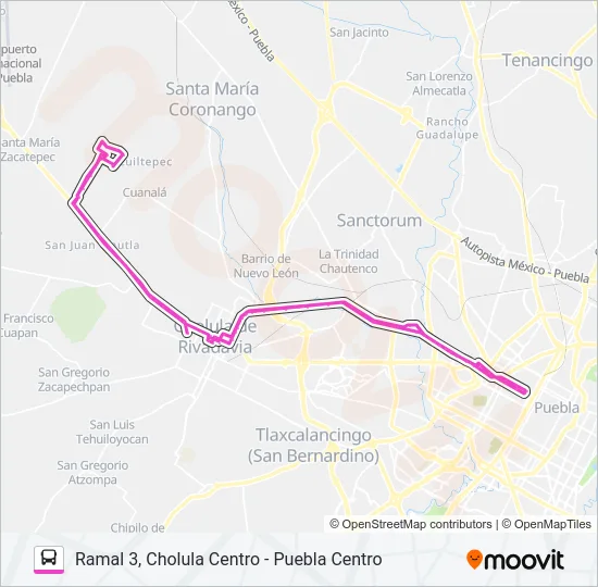 RUTA S25 Bus Line Map