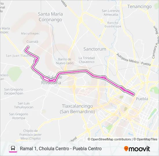 RUTA S25 Bus Line Map
