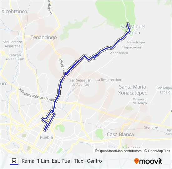 RUTA UTP Bus Line Map