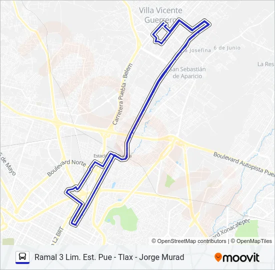 RUTA UTP Bus Line Map
