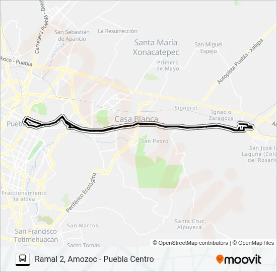 RUTA APANGO Bus Line Map