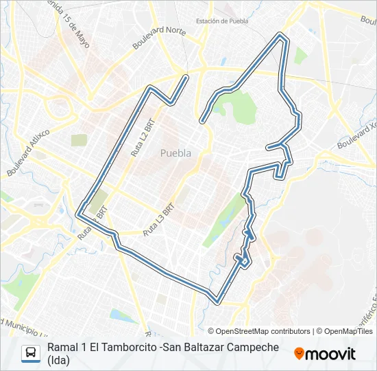 RUTA PERIMETRAL 3 Bus Line Map