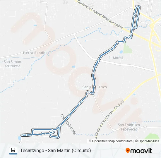 RUTA S14 Bus Line Map
