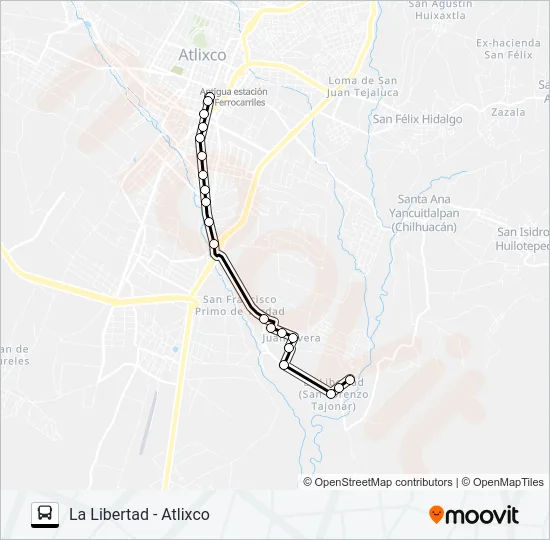 RUTA S24 Bus Line Map