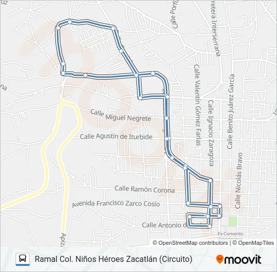 RUTA S26 Bus Line Map