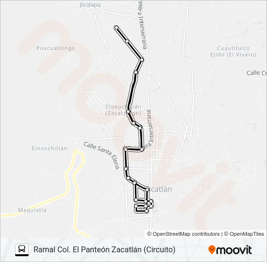 RUTA S27 Bus Line Map