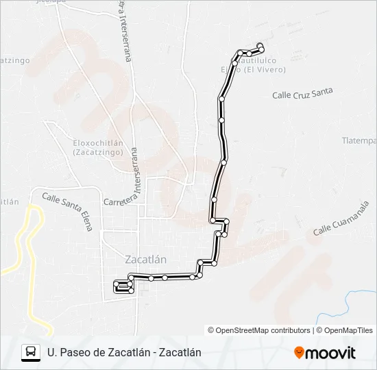 RUTA S28 Bus Line Map