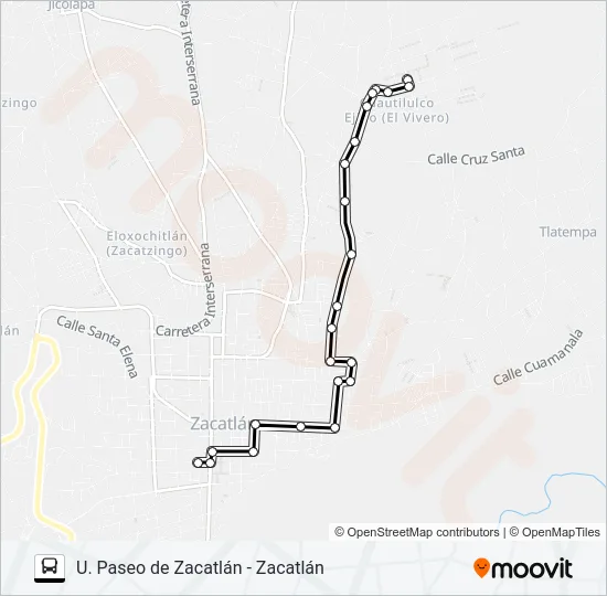 RUTA S28 Bus Line Map