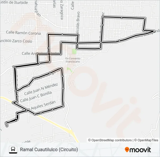 RUTA S30 Bus Line Map
