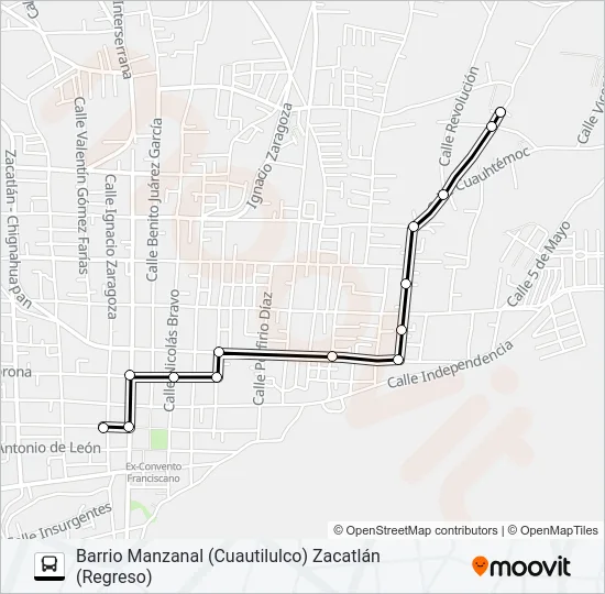 RUTA S31 Bus Line Map