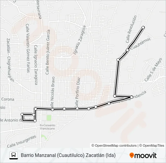 RUTA S31 Bus Line Map