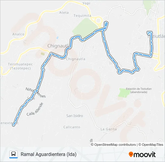 RUTA ROJOS Bus Line Map