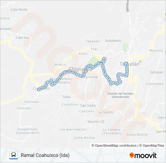 RUTA ROJOS Bus Line Map