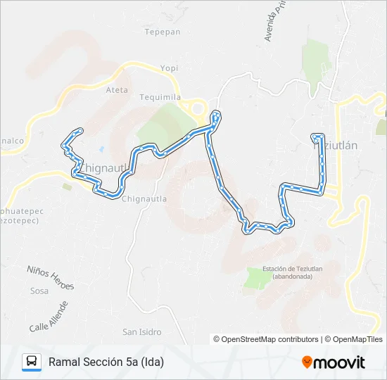 RUTA ROJOS Bus Line Map