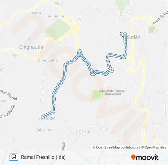 RUTA ROJOS Bus Line Map