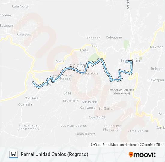 RUTA ROJOS Bus Line Map