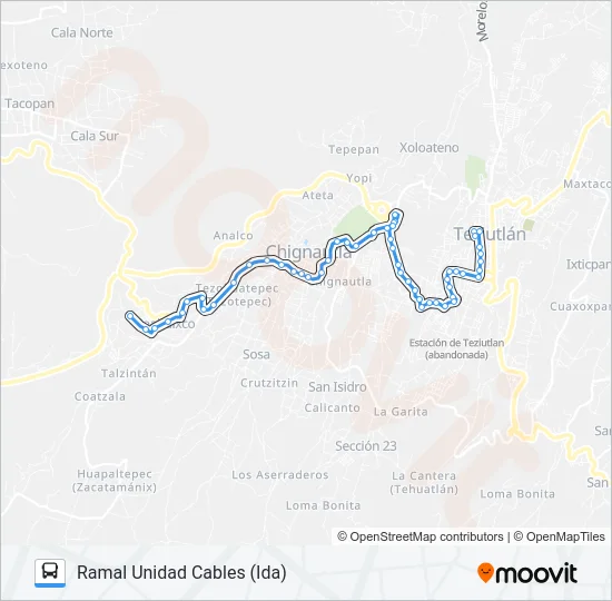 RUTA ROJOS Bus Line Map