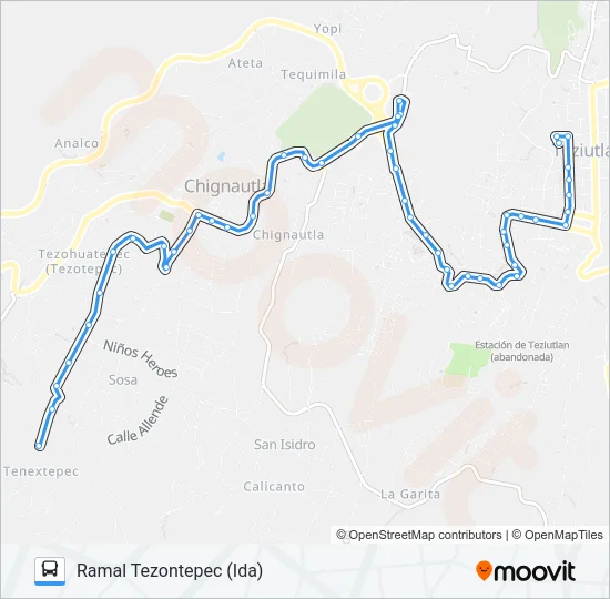 RUTA ROJOS Bus Line Map