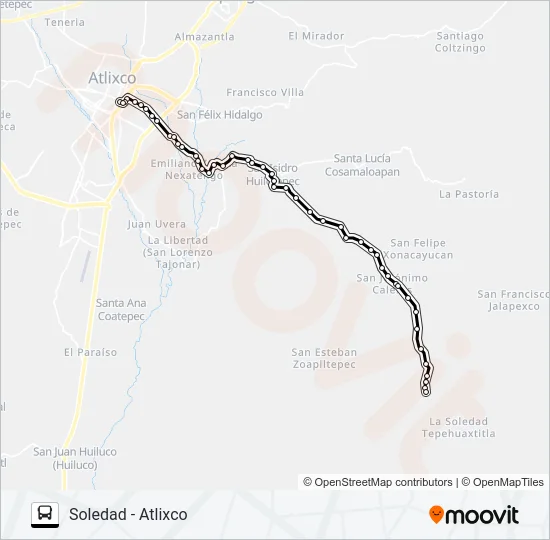 RUTA SOLEDAD Bus Line Map