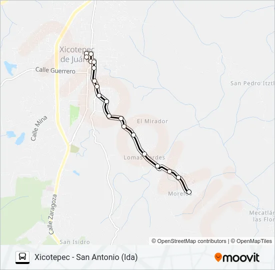 RUTA URBANA 4 Bus Line Map