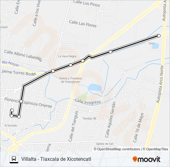 RUTA VILLALTA bus Line Map