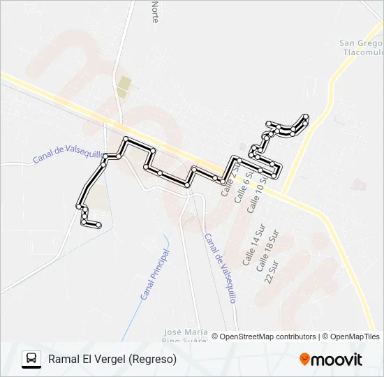 RUTA SAN MARTÍN Bus Line Map