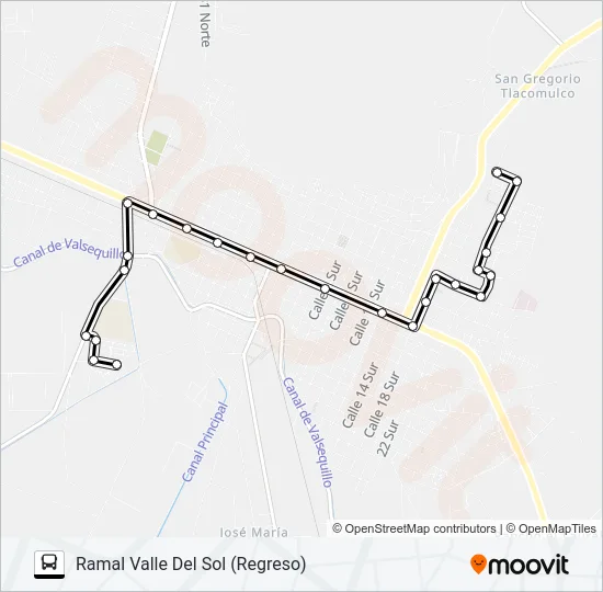 RUTA SAN MARTÍN Bus Line Map