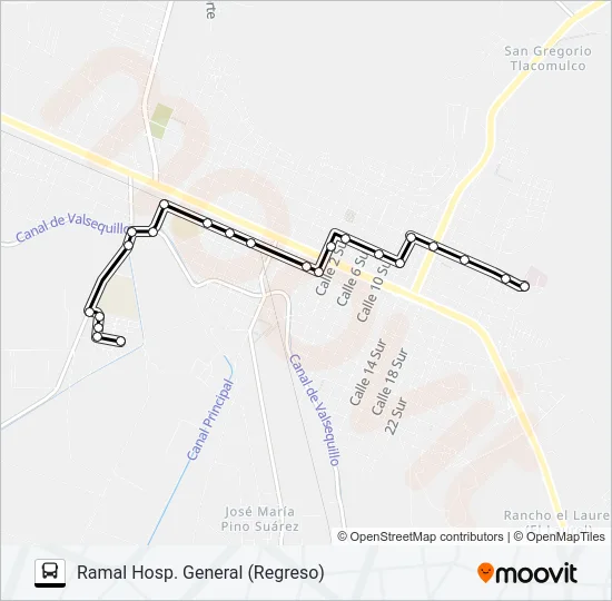 RUTA SAN MARTÍN Bus Line Map
