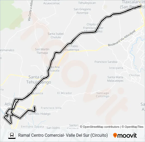 RUTA SANTA RITA Bus Line Map